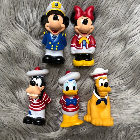 Disney Other - Disney Cruise Line Set of 5 PVC Figures: Micky, Minnie, Goofy, Donald, and Pluto